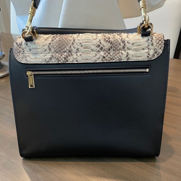CELINE Trapeze Python handbag NWOT - Picture 8 of 13
